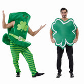 St. Patrick Cosplay Kostüm Kleeblatt Hut Party Halloween Karneval Anzug