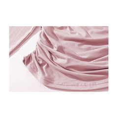 Damen Y2K Rosa Langarm Druck Shirt Sexy Top mit langen Ärmeln Alltag