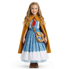 Kinder Mädchen Stranger Things Kleid Halloween-Karnevalsparty-Kostüm Holly Wheeler