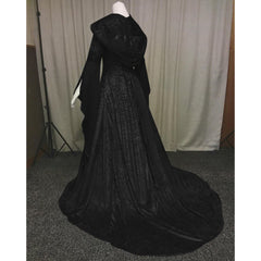 Damen Mittelalter Kleid Langarm Gothic Viktorianischen Königin Mittelalterkleid Kostüm Renaissance Kleid