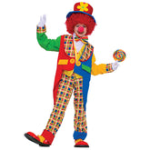 Kinder Clown Cosplay Kostüm Perücke Hut Outfits Halloween Karneval Anzug