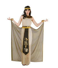 Damen Königin von Ägypten Cosplay Kostüm Outfits Halloween Karneval Anzug Ägyptischer Pharao