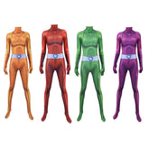 Kinder Mädchen Totally Spies Jumpsuit Halloween Cosplay Kostüm Outfits