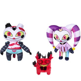 Hazbin Hotel Alastor Fizzarolli Verfluchte Katze Plüschtiere Cartoon weiche Plüschpuppen Maskottchen Geburtstag Weihnachten Geschenk