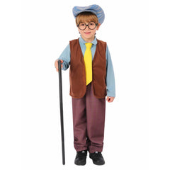 Kinder Welttag des Buches Opa Oma Großeltern Cosplay Kostüm Outfits Halloween Karneval Anzug