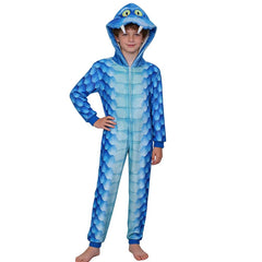 Kinder Zootopia Snake Gary Cosplay Kostüm Pyjama Halloween Karneval Party Anzug