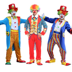 Erwachsene Clown Cosplay Kostüm Outfits Halloween Karneval Anzug