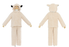 Kinder Kostüme Weihnachten Kostüm Kinder Hausschaf Kostüm auch als Schlafanzug Tier Overall Karikatur Neuheit