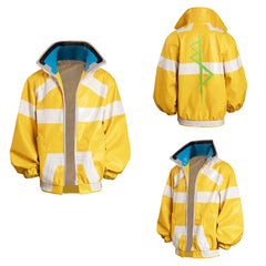 Cyberpunk David Martinez gelb Jacke Cosplay Kostüm Outfit