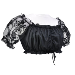 Damen Trachtenblusen Oktoberfest München Bierfest Kleidung Damen Bluse weiß schwarz