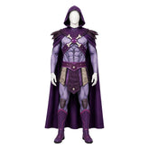 Kinder Jungen Skeletor lila Kostüm Set Masters of the Universe Skeletor Cosplay Outfit