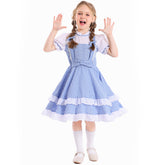 Kinder Mädchen Dorothy Kleid Cosplay Kostüm Outfit Halloween Karneval Anzug Der Zauberer von OZ