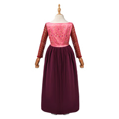Kinder Mädchen Hocus Pocus Mary Sanderson Kostüm Halloween Karneval Kleid