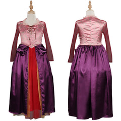 Kinder Mädchen Sarah Sanderson Kleid Hocus Pocus Cosplay Kostüm