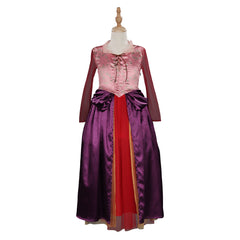 Kinder Mädchen Sarah Sanderson Kleid Hocus Pocus Cosplay Kostüm
