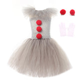 Kinder Mädchen Pennywise tutu Kleid Es Clown Cosplay Kostüm Halloween Karneval Party Anzug