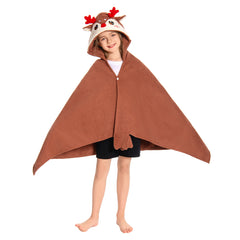 Kinder Rentier Strandtücher mit Kapuze Reh Bambi Tierkostüm Sommer Robe