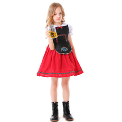 Kinder Mädchen Oktoberfest Bierfest Kleid Halloween Karneval Party Anzug