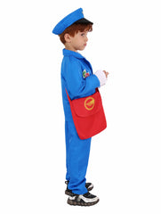 Kinder Halloween Blauer Postbote Rollenspiel Kindergarten Performance Kostüm Holiday Party cosplay Kostüm 