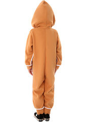 Kinder Flanell Pyjama im Lebkuchenmann Design - Weihnachts Cosplay Kostüm für Aufführungen