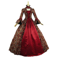 Damen Viktorianische Hofkleider Kleid Vintage Mittelalterliche Renaissance Kleid