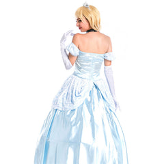 Damen Palast Prinzessin Kleid Sissi Hofkleid Halloween Kostüm