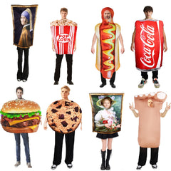 Mona Lisa Schaum Kostüm für Erwachsene Faschingkostüme Mottoparty Einheitsgröße getränk kostüm