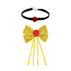 Kinder Mädchen Prinzessinnen-Accessoires Masken Stirnbänder Halsketten Halloween und Karneval