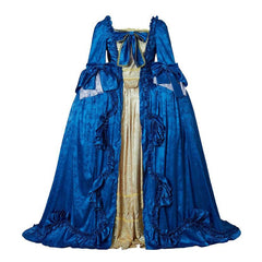 Damen Rokoko barock kleid cosplay prinzessin kleid schleife spitze chiffon spleißen lolita kleid