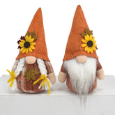 Puppe Thanksgiving Gnome Dekoration Orange Sonnenblume Ahornblatt Rudolph Weihnachten Geburtstagsgeschenk