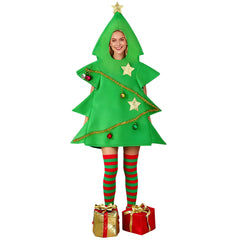 Kinder Weihnachtsbaum Cosplay Halloween Kostüm Weihnachtskostüme für Familiengruppen
