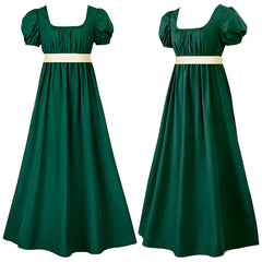 Damen Empire Taille Kleid Regency Ballkleid 19. Jahrhundert Viktorianische BallkleiderKleider Kostüm