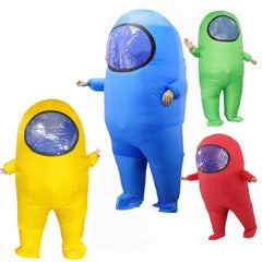Erwachsene unisex Aufblasbarer Astronautenanzug Cosplay Kostüm Halloween Karneval Party Anzug aufblasbar Kostüm