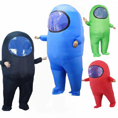 Erwachsene unisex Aufblasbarer Astronautenanzug Cosplay Kostüm Halloween Karneval Party Anzug aufblasbar Kostüm