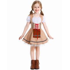 Kinder Mädchen Oktoberfest München Bierfest Kleid Halloween Karneval Party Anzug