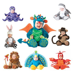 Kinder Halloween Tier Kostüm Jumpsuit Cosplay Kostüm Party