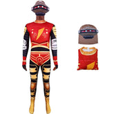 Kinder Mighty Morphin Power Rangers Alpha Cosplay Kostüm Halloween Karneval Jumpsuit