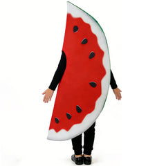 Kinder Lustige Wassermelonen-Cosplay-Kostüme Sommerliche Obst-Mottoparty-Outfits Kostüme für den Kindertag und Halloween