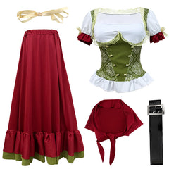 Damen Oktoberfest München Bierfest Kleid Halloween Karneval Party Anzug