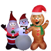 Weihnachten Aufblasbarer Schneemann Glühende Hofdekoration Aufblasbare Dekoration Weihnachtsparty Schneeflockenformen Weihnachtsdeko