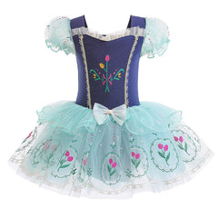 Kinder Mädchen Prinzessin Ballettkleid Ballerina Kostüm Ballett Kleid Tanzkleid Balletttrikot Tanzbody mit Tutu Rock