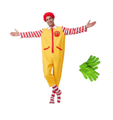 Erwachsene McDonald's Cosplay Kostüm Halloween Karneval Party Anzug Cosplay