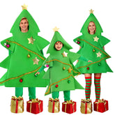 Kinder Weihnachtsbaum Cosplay Halloween Kostüm Weihnachtskostüme für Familiengruppen