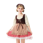 Kinder Mädchen Halloween Rotkäppchen Kleid Cosplay Kostüm Outfits Märchen Halloween Karneval Anzug