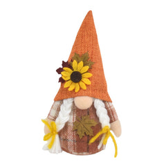 Puppe Thanksgiving Gnome Dekoration Orange Sonnenblume Ahornblatt Rudolph Weihnachten Geburtstagsgeschenk