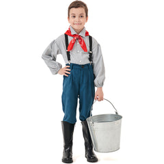 Kinder kostüm Koloniale Farm Jungen Cosplay Kostüm Halloween Karneval Party Anzug
