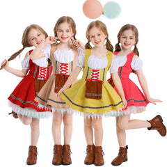 Kinder Mädchen Oktoberfest München Bierfest Kleid Halloween Karneval Party Anzug