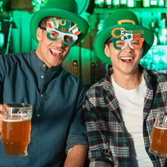 St. Patrick's Day Klassische grüne Brille