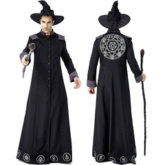 Erwachsene Robe Wizard Witch Hexe Eltern-Kind Anziehsachen Cosplay Kostüm Halloween Karneval Party Anzug