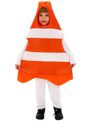 Kinder Kapuzenpulli Verkehrskegel Halloween Cosplay Performance Kostüme Kindergarten Party Performance Kostüm